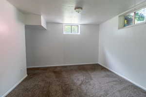 4th painted and carpeted bedroom downstairs