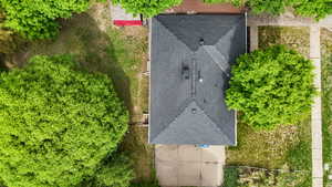 Aerial view of property