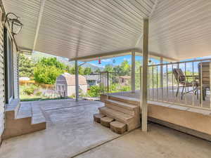 View of patio