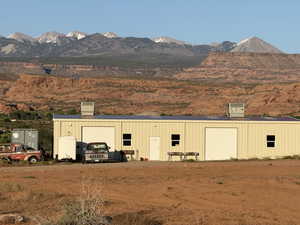 View of mountain background