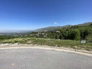 View of mountain background