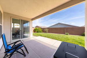 View of patio