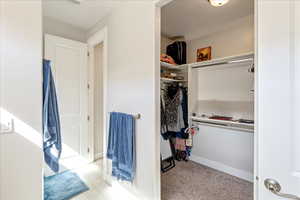 View of closet