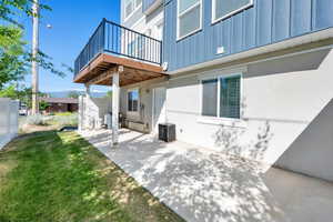 View of covered patio/deck.