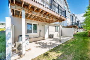 Covered patio.