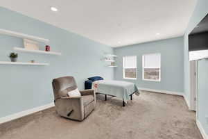Large owner's suite with walk in closet.