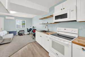 Basement kitchen.