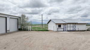 View of outbuilding