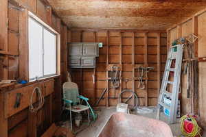 View of storage room