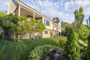 Back view of home