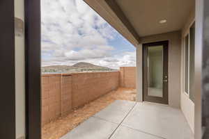 View of patio