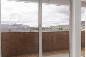 View of mountain backdrop