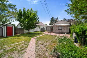 View of yard featuring a patio area