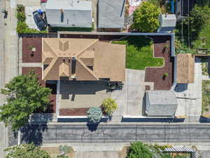 Aerial view of property and surrounding area