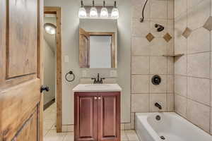 Upstairs hall bathroom