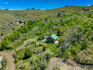 Aerial view of property and surrounding area
