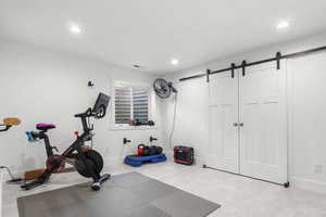 Exercise room/Bedroom 3 of 3 in basement