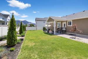 beautiful back yard and garden