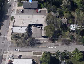 Aerial view of property's location