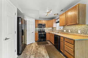 kitchen with walk in pantry
