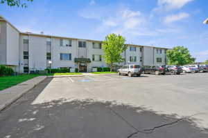 View of uncovered parking lot