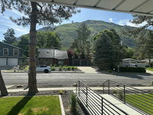 View of mountain background