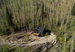 Aerial view of property and surrounding area