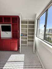 View of storage closet