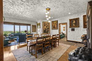 Dining room featuring wood-type flooring