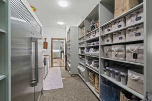 View of storage room