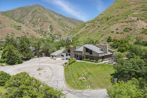 View of mountain background