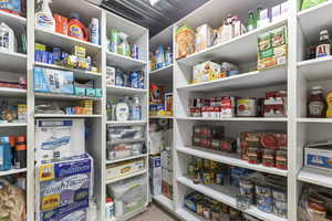 View of storage area