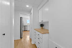 Butler's Pantry with Three Storage Closets