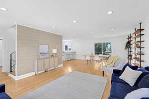 Open Floor Plan with Living Room, Dining Room, and Kitchen