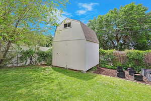 12x12 Storage Shed with Loft and Grapevines