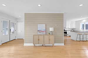 Foyer with Double Front Doors and Plenty of Natural Light
