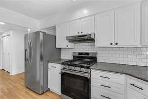 Kitchen with Brand New Gas Range