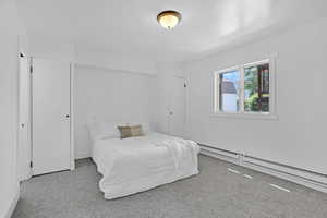 Basement Bedroom with Double Closets and En Suite Bathroom