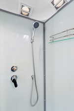 Bathroom featuring a shower