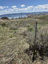 Water view with a mountain backdrop