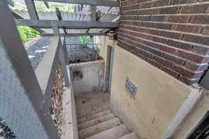 View of stairway