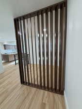 Open partition wall