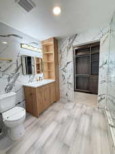 The owners en suite bath room can be your luxurious escape