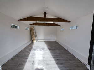 Completly finished detached garage