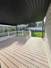 relax on the covered deck off the owners suit