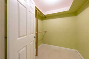 View of spacious closet