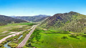 View of mountain background