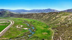 View of mountain background