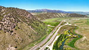 Aerial view of mountains