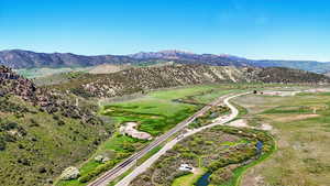 Aerial view of mountains